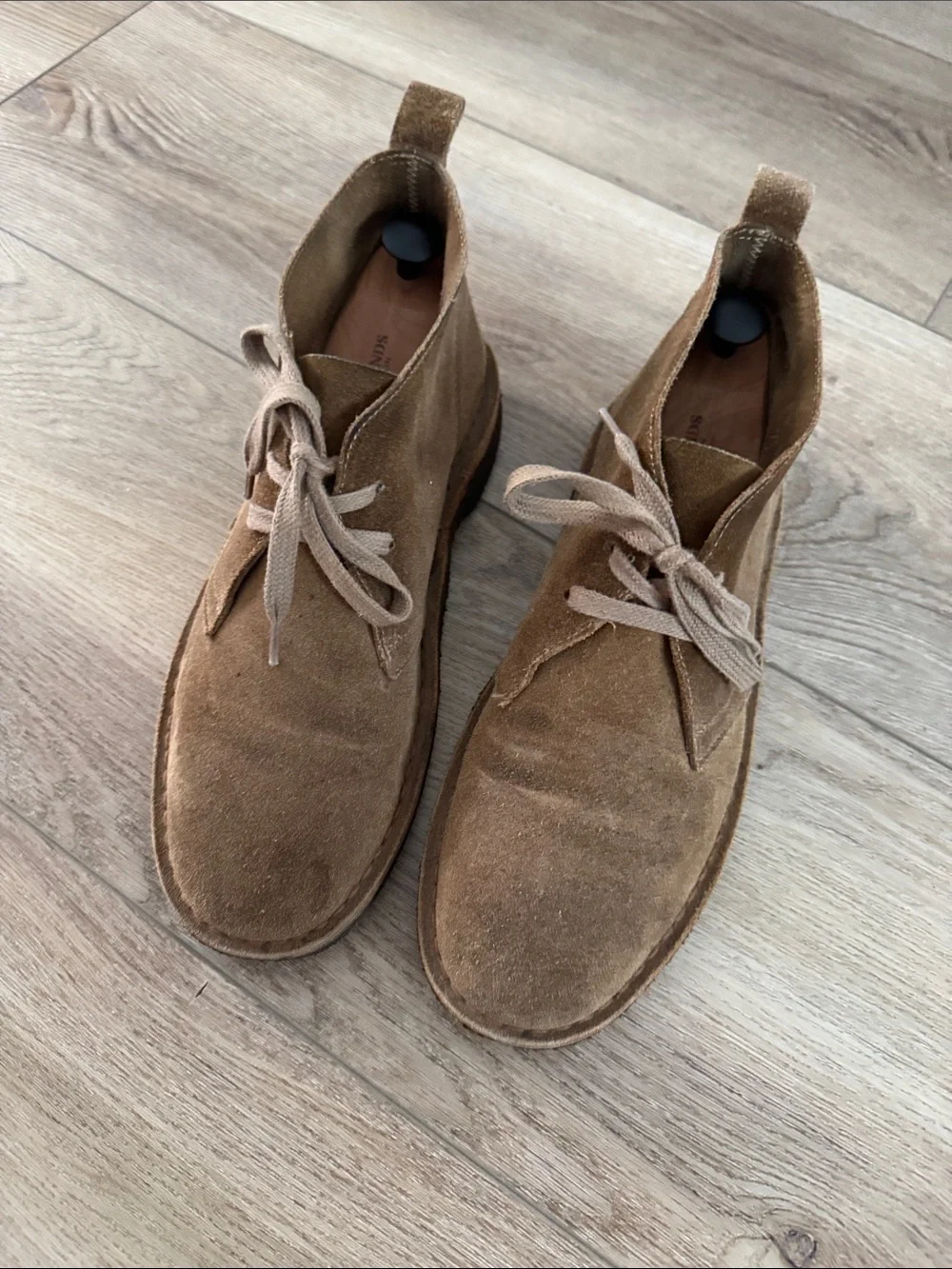 Astroflex chukkas tobacco color